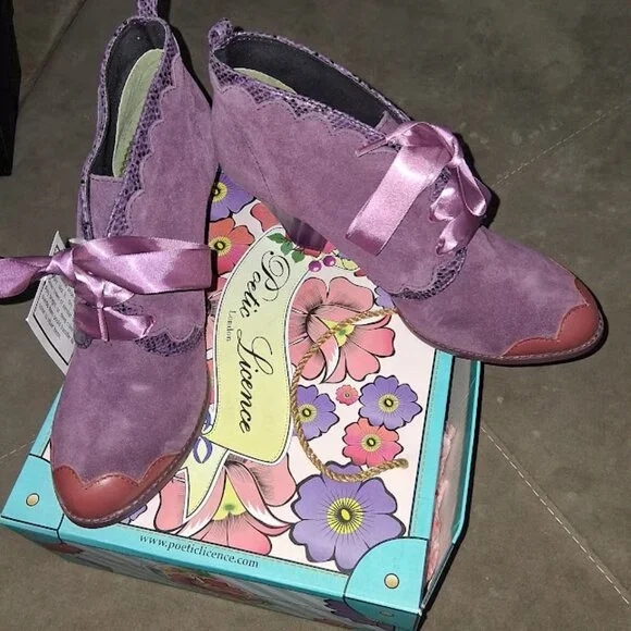 Poetic License Birdie Oxford Shoe Bootie NWT Sz 8.5 - Picture 3 of 13